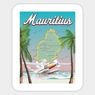 Mauritius Vacation poster Sticker